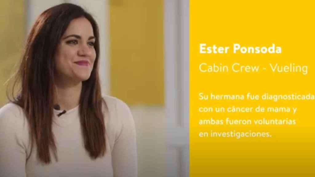 Imagen del vídeo promocional de Vueling y la AECC para el Día Mundial contra el Cáncer / VUELING