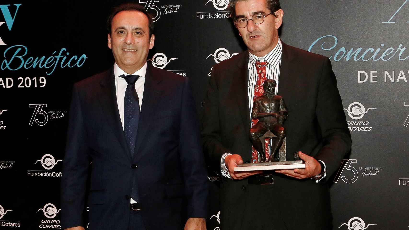 Eduardo Pastor, presidente del Grupo Cofares  y Juan Abarca, presidente de HM Hospitales