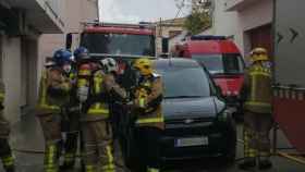 Bomberos intervienen en un incendio, en una imagen de archivo / EP