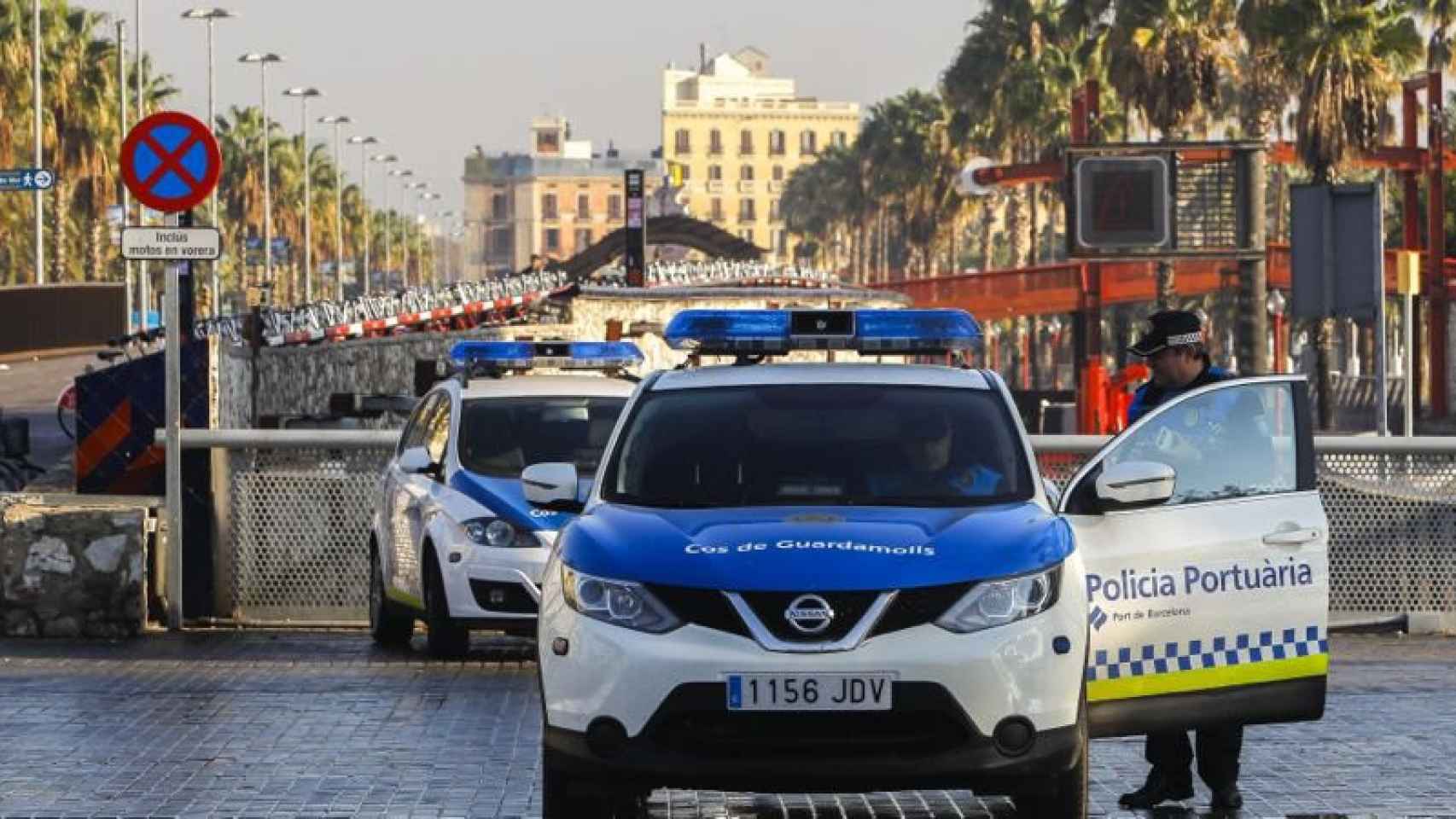 Patrulla de la Guardia Urbana de Barcelona.