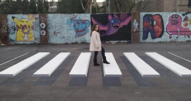 Paso de cebra en 3D / AYUNTAMIENTO DE VILA-REAL