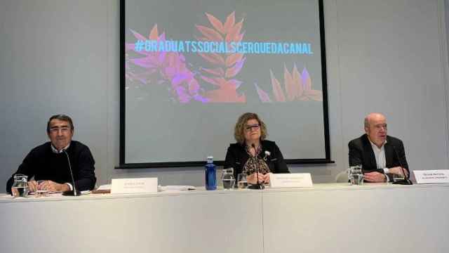 Los vocales del Colegio de Graduados Sociales de Barcelona, Josep Canal y Montse Cerqueda / CG