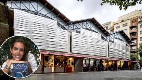 El Mercat del Ninot estará al frente del espacio en el que DiR ubicará su gimnasio número 20 de Barcelona y Ona Carbonell, la nueva prescriptora de bienestar del grupo / FOTOMONTAJE DE CG