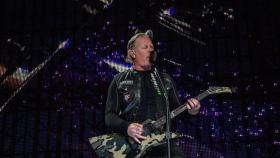 James Hetfield, vocalista de Metallica durante el concierto / EUROPAPRESS