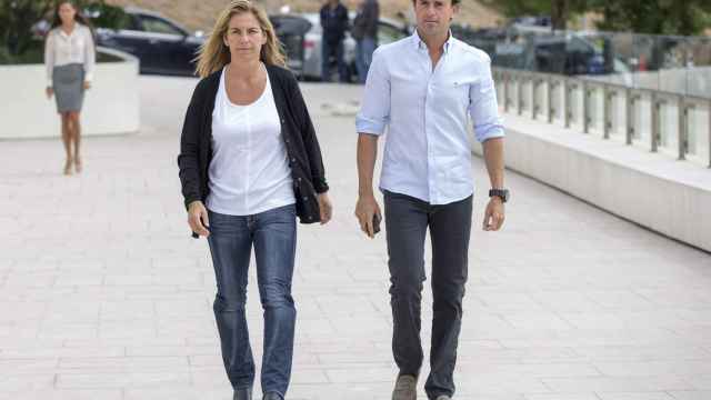 La tenista Arantxa Sánchez Vicario y su ex marido Josep Santacana / EP