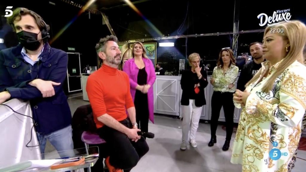 Último día de Alberto Díaz, David Valldeperas y Carlota Corredera en 'Sálvame' / MEDIASET