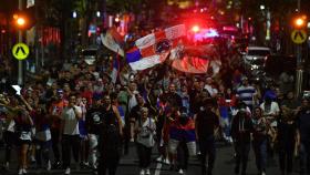 Manifestación en favor de la libertad de Djokovic /EP