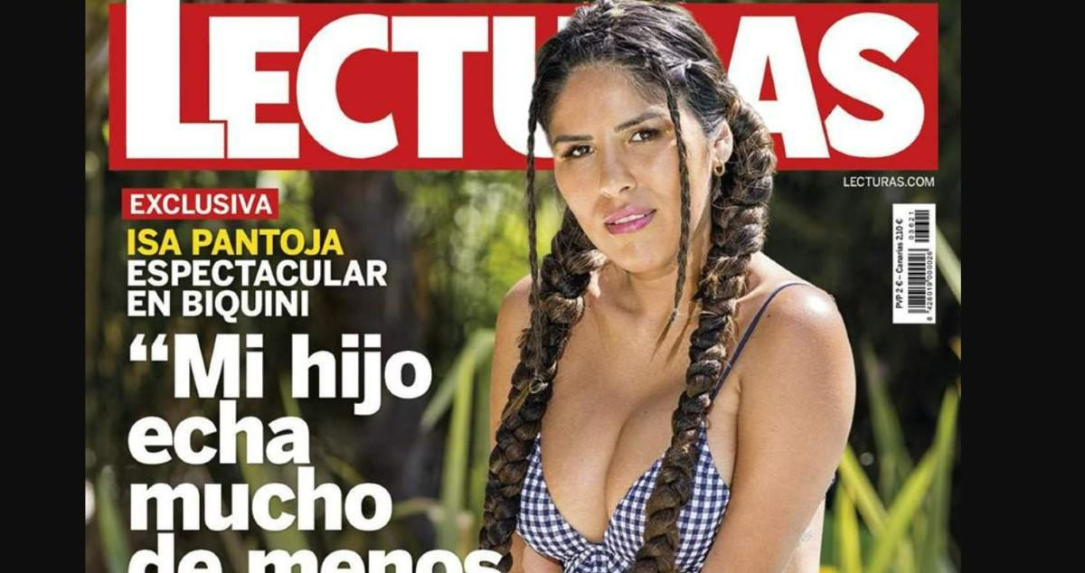 Isa Pantoja, más sensual que nunca en 'Lecturas'