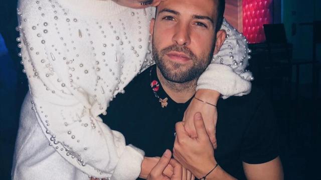 Romarey Ventura besa a Jordi Alba / INSTAGRAM