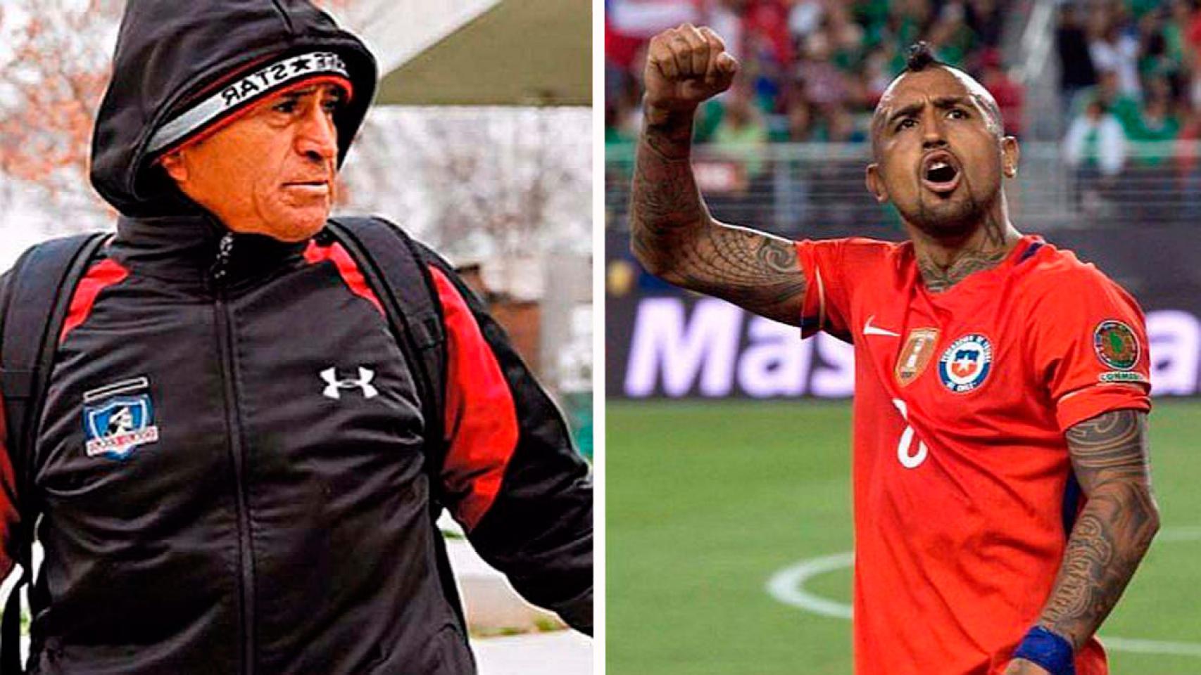 Erasmo Vidal, padre de Arturo Vidal, en un montaje fotográfico / CULEMANÍA