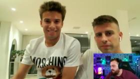 Riqui Puig y Gerard Piqué, con Ibai Llanos / REDES