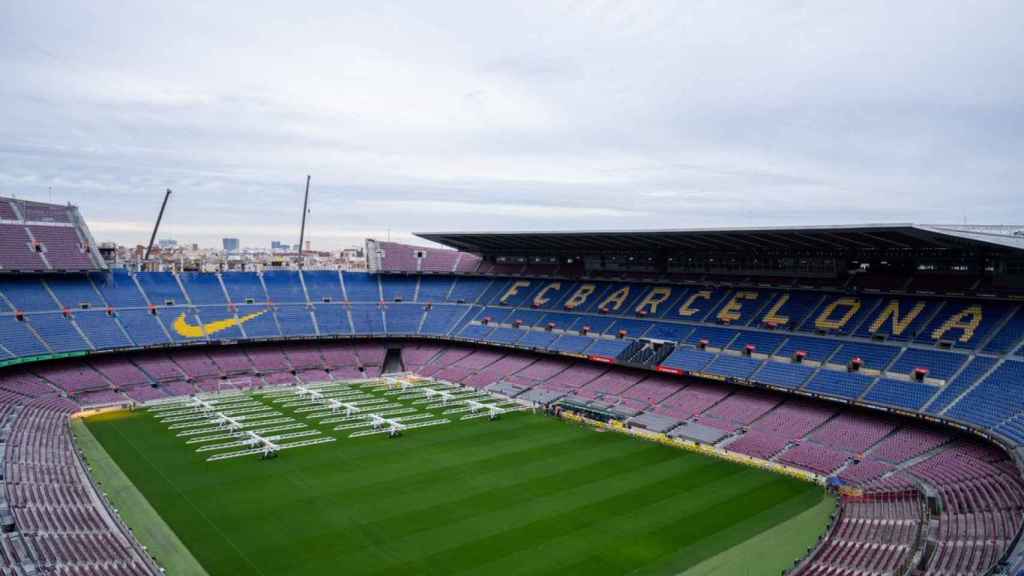 Avanzan las obras de forma del Camp Nou / FCB