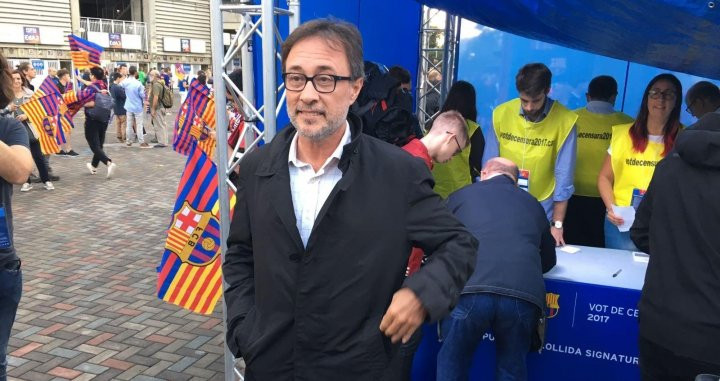 Benedito durante el voto de censura de 2017 / EFE