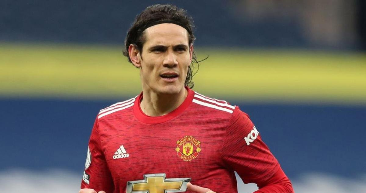 Edinson Cavani, con la camiseta del Manchester United / EFE