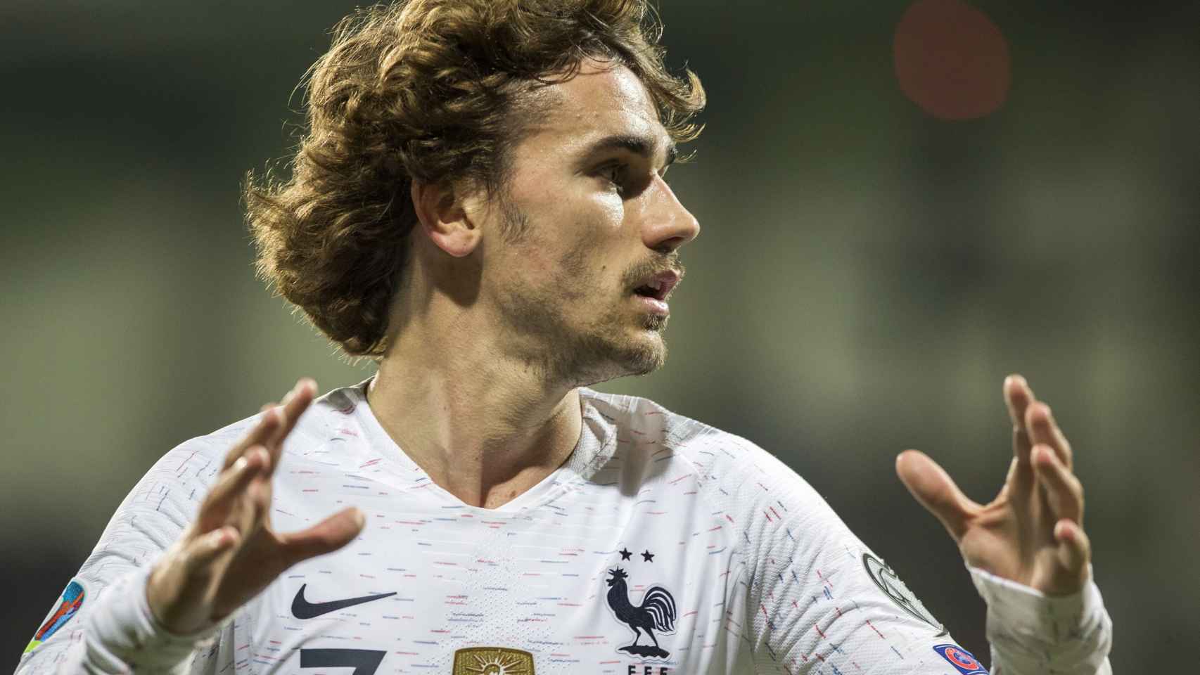 Antoine Griezmann en acción con la selección francesa / EFE