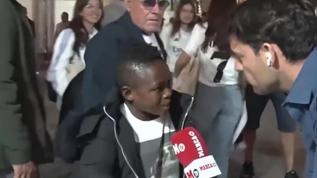 El niño que se ha hecho viral tras el Real Madrid-Manchester City / REDES