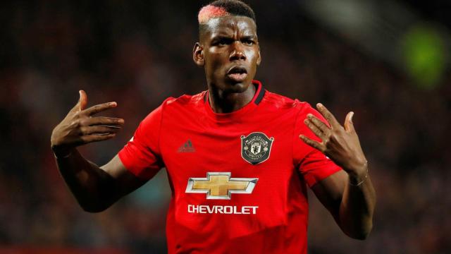 Paul Pogba en un partido del Manchester United / EFE