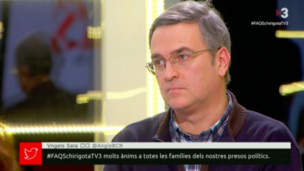 Francesc Riera durante el programa de TV3