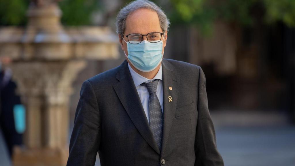 El 'president' de la Generalitat, Quim Torra, en el Palau de la Generalitat / EP