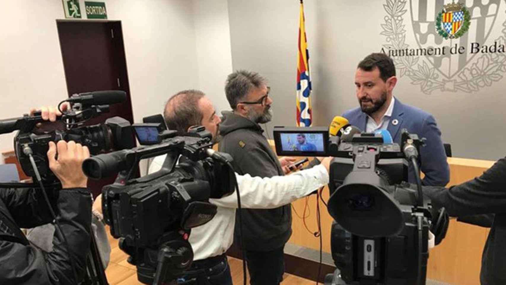 Rubén Guijarro, cuarto teniente de alcalde en el Ayuntamiento de Badalona / TWITTER