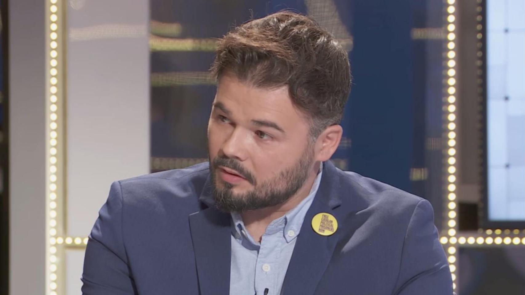 El diputado republicano Gabriel Rufián en el programa FAQS este sábado / TV3