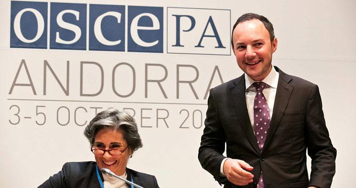 Xavier Espot, el candidato de Demòcrates d'Andorra que ha ganado las elecciones en el Principado sin mayoría absoluta / CONSELL GENERAL