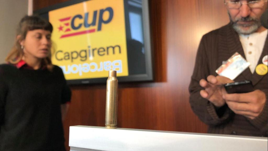 Bala encontrada en un buzón de un concejal de distrito de la CUP / CUP