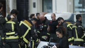 Bomberos en una imagen de archivo