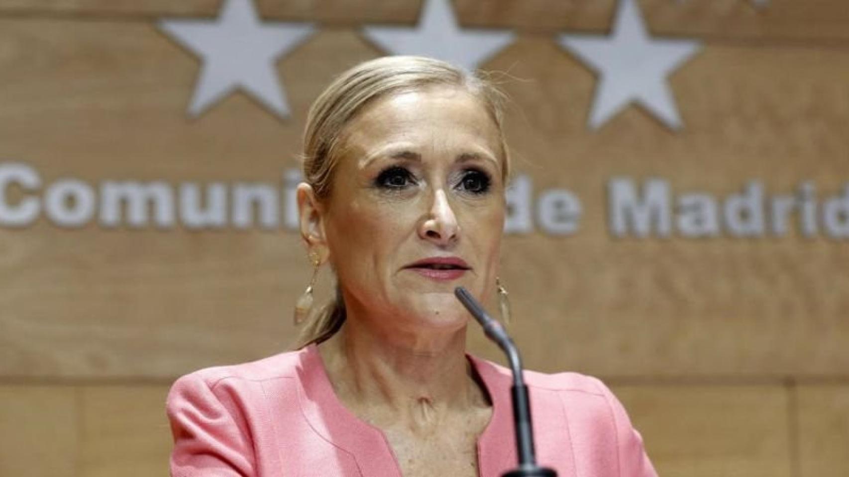La presidenta de la Comunidad de Madrid, Cristina Cifuentes.
