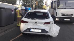 Uno de los vehículos contra los que chocó el camionero drogado / MOSSOS D'ESQUADRA