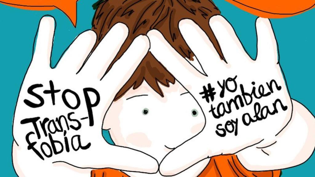 Detalle del cartel de la manifestación por la muerte de Alan.