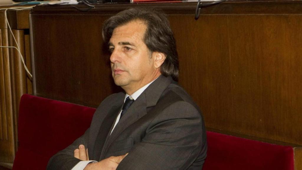 Lluís Corominas durante una de las sesiones del juicio, celebrado con jurado popular.