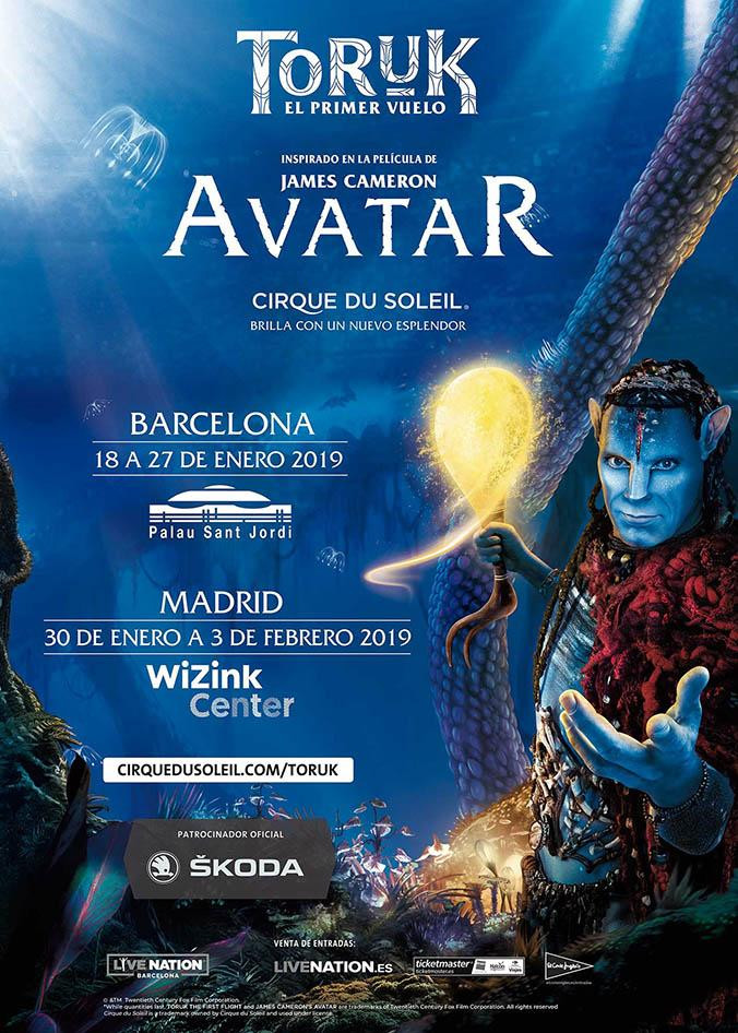 Cartel de las representaciones de Toruk: El Primer Vuelo en España / LIVE NATION