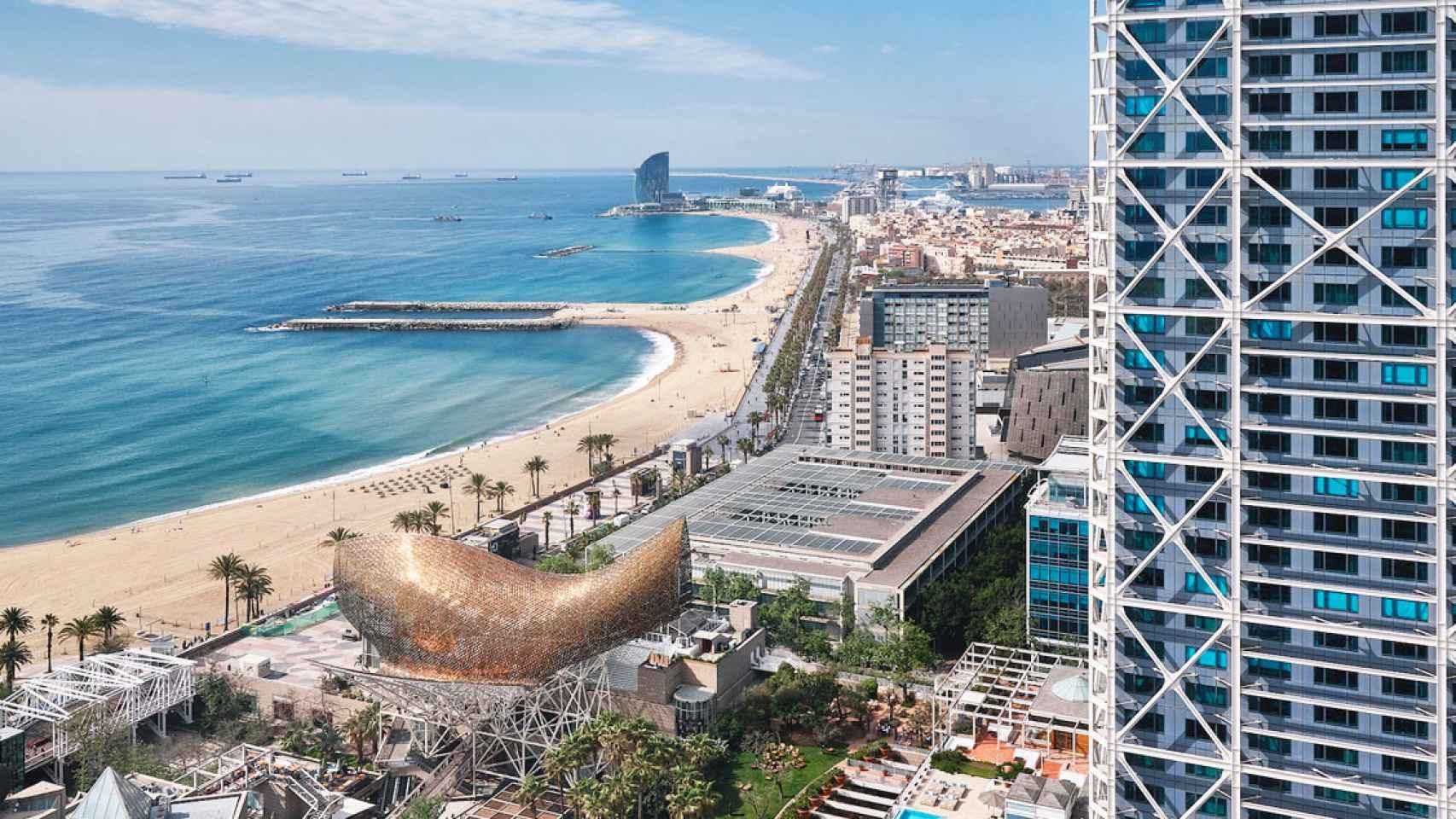 Imagen del Hotel Arts en el Frente Marítimo de Barcelona / Cedida