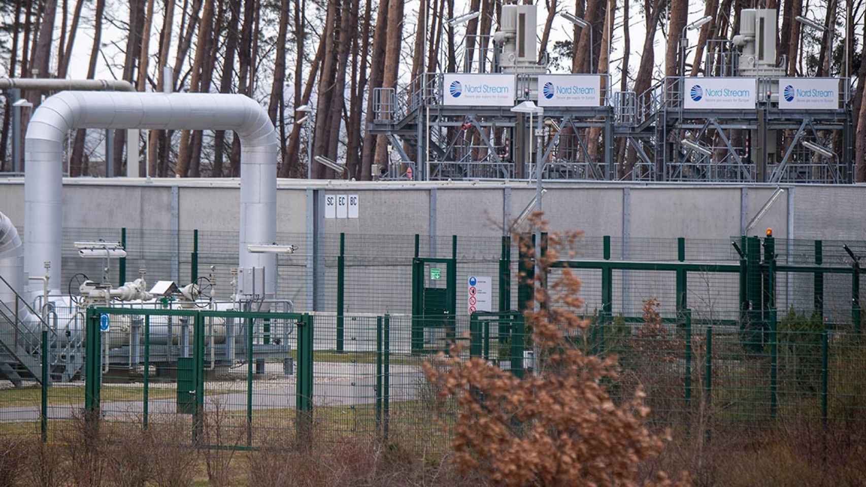 Un punto de circulación de gas del gasoducto Nord Stream 2 en el Báltico / EP