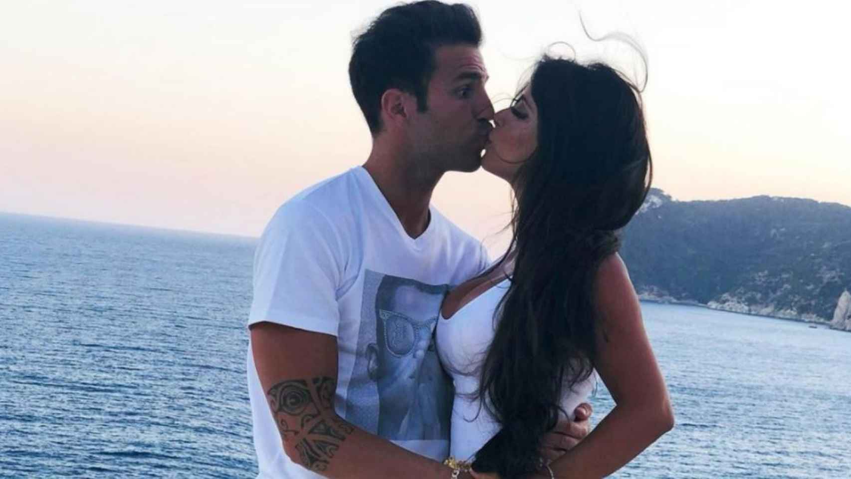 Cesc Fábregas y Daniella Semaan /INSTAGRAM