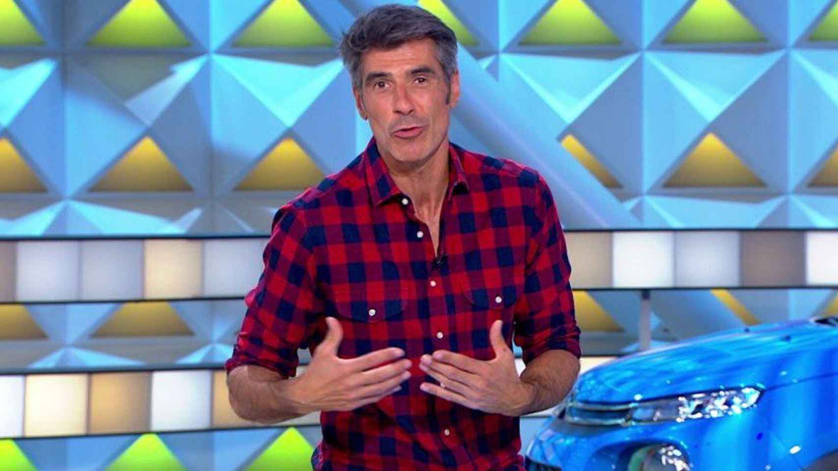 El presentador jorge Fernández, en 'La ruleta de la suerte' / ATRESMEDIA