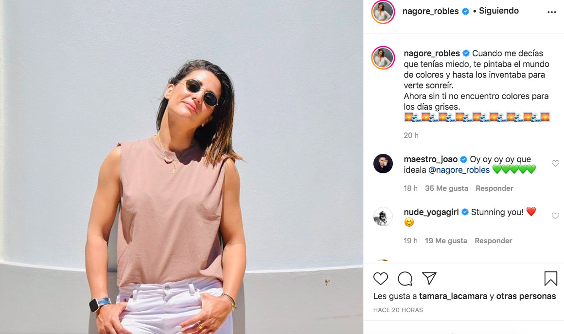 Nagore Robles confiesa lo duros que se le hacen los días sin Sandra Barneda / INSTAGRAM