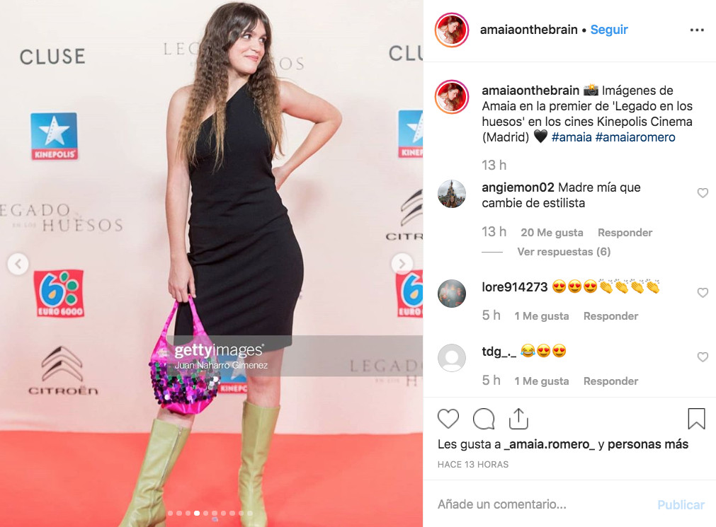 Amaia Romero con bolso de Hannah Montana y presumiendo de vello corporal / INSTAGRAM