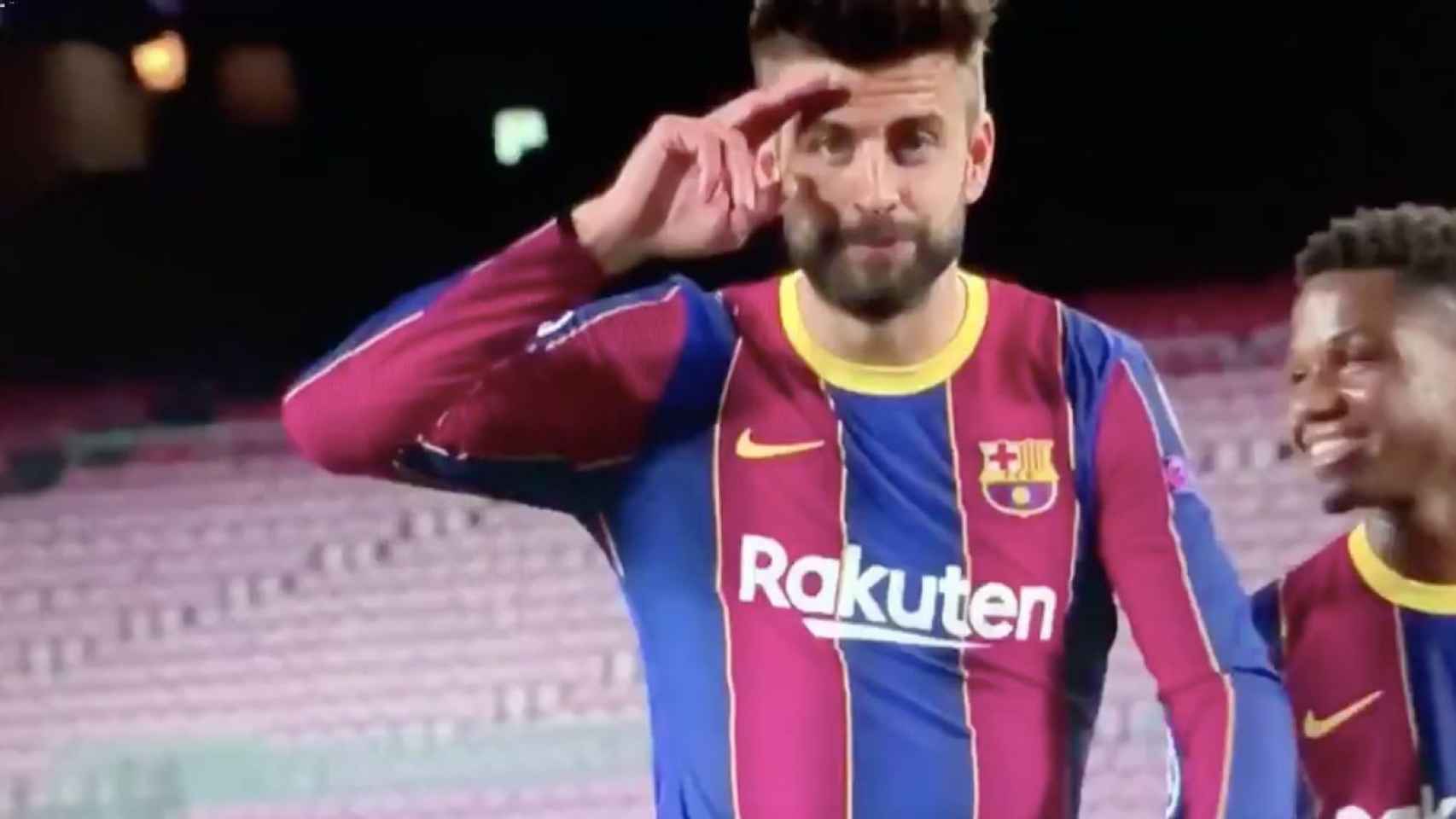 Gerard Piqué dedica este gesto a una persona muy especial