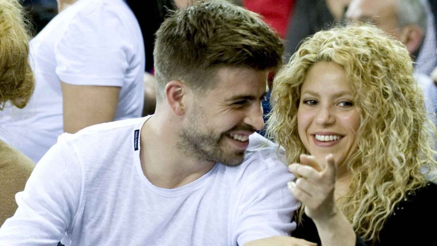 Una foto de archivo de Shakira y Piqué