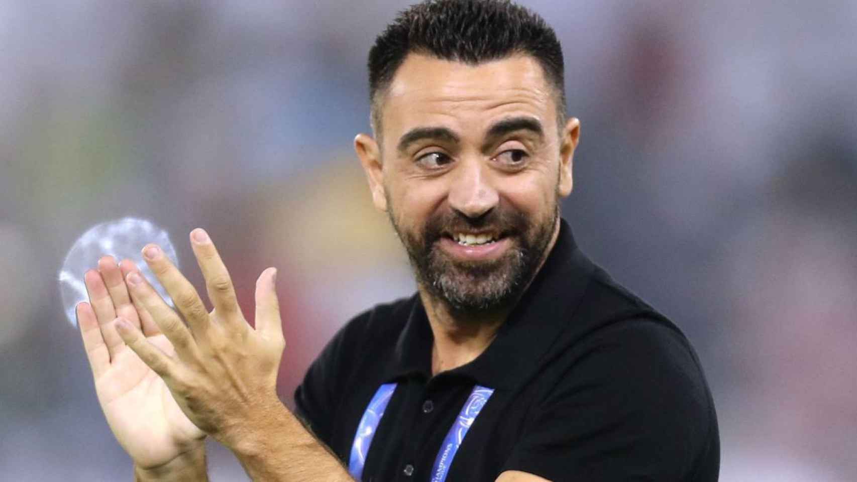 Xavi Hernández, en un partido con el Al-Saad | EFE