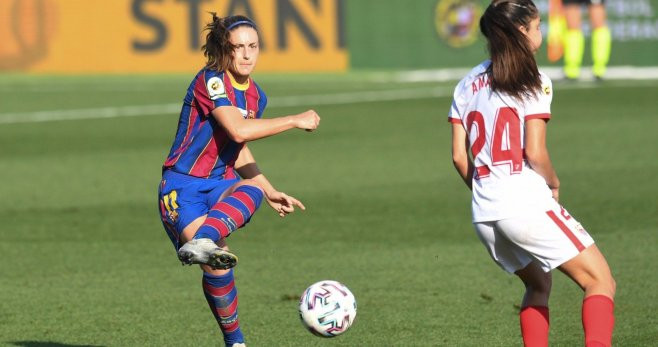 Alexia Putellas marcó el primero ante el Sevilla / FC BARCELONA