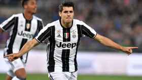 Álvaro Morata celebra un gol con la Juventus / EFE