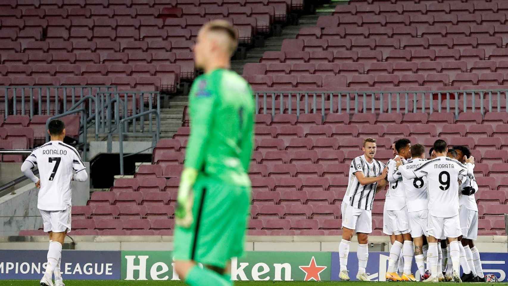 Ter Stegen en el partido contra la Juventus / EFE