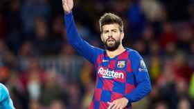 Gerard Piqué en un partido del Barça / EFE