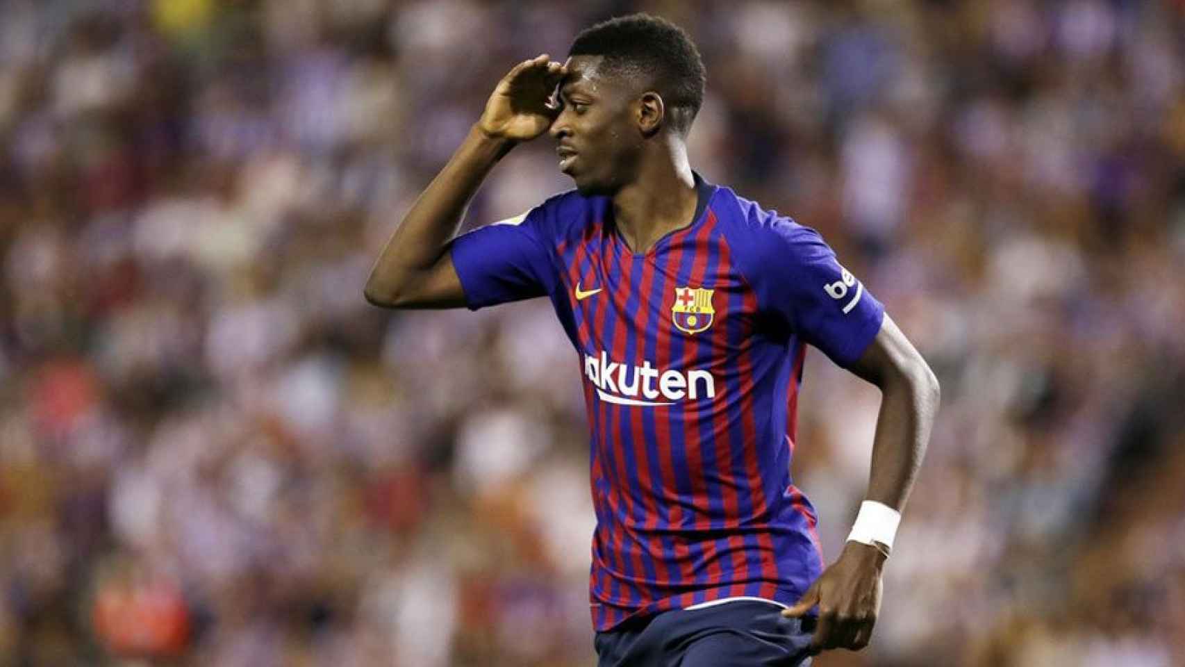 Una foto de Dembelé celebrando un gol / EFE