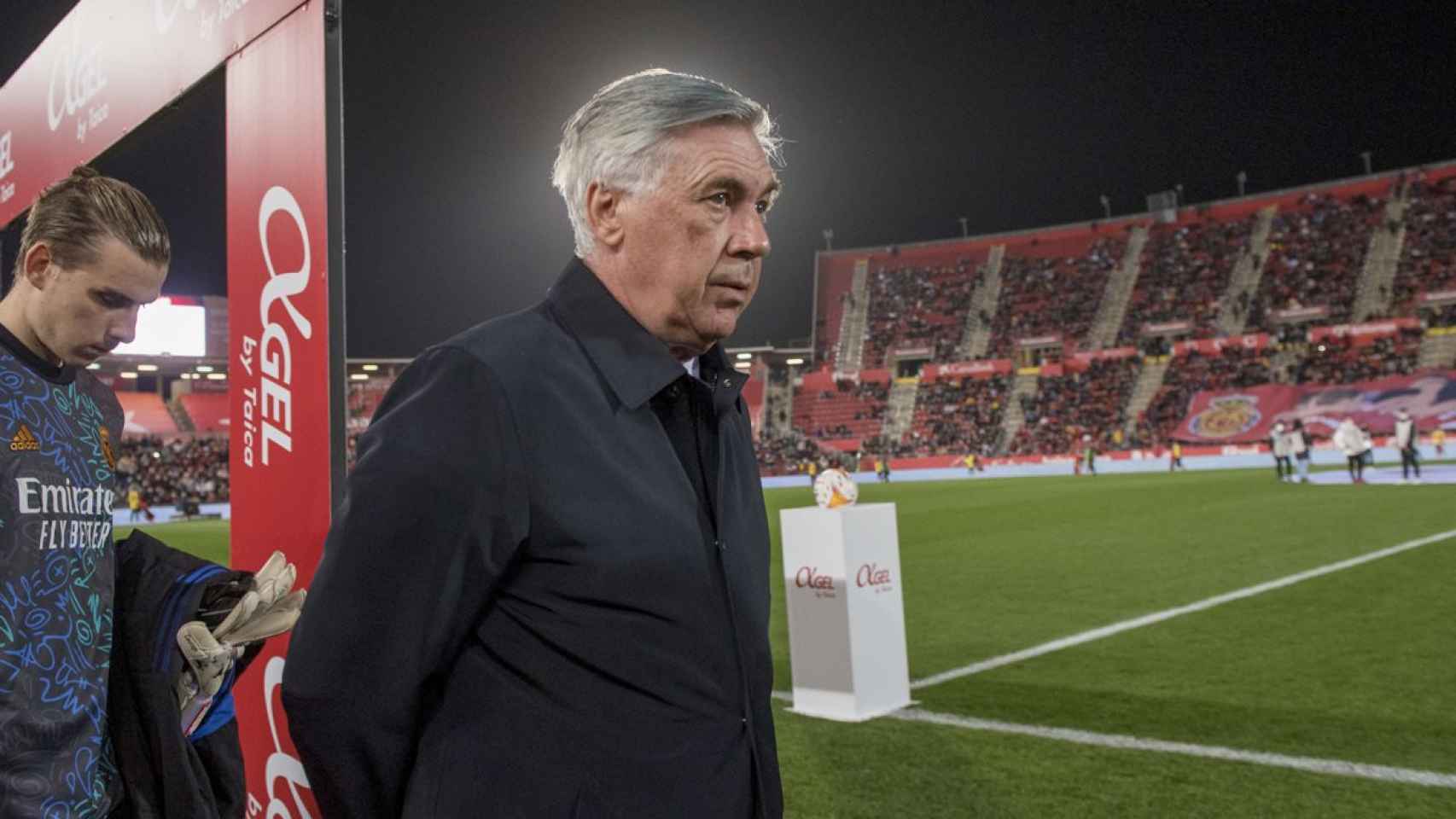 Carlo Ancelotti, justo después de la goleada del Real Madrid al Mallorca / EFE