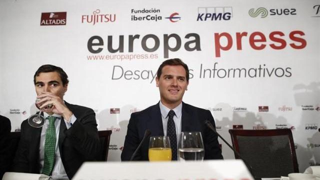 Albert Rivera en Los Desayunos de Europa Press / EUROPA PRESS
