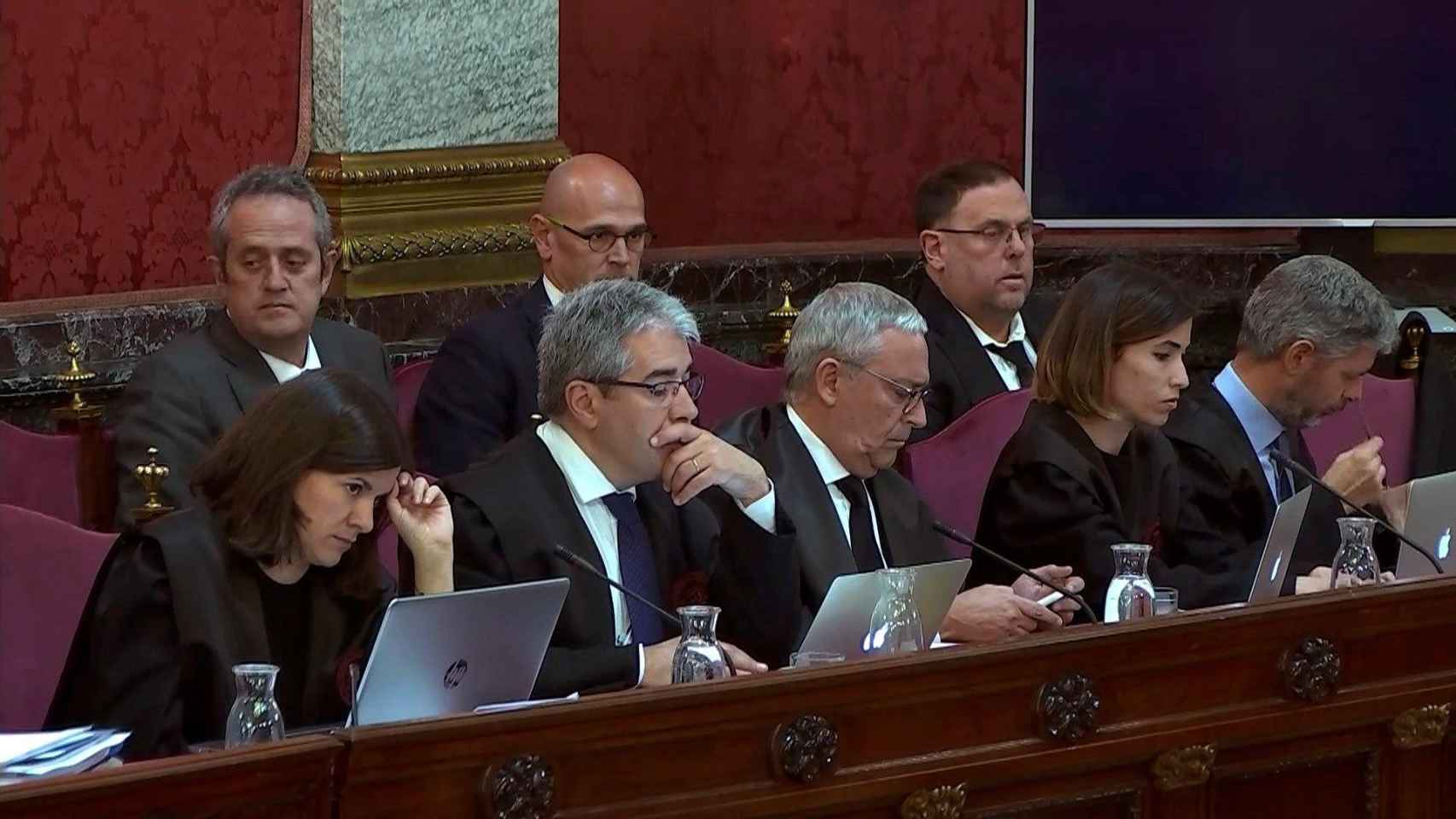 Junqueras durante el juicio en el Tribunal Supremo